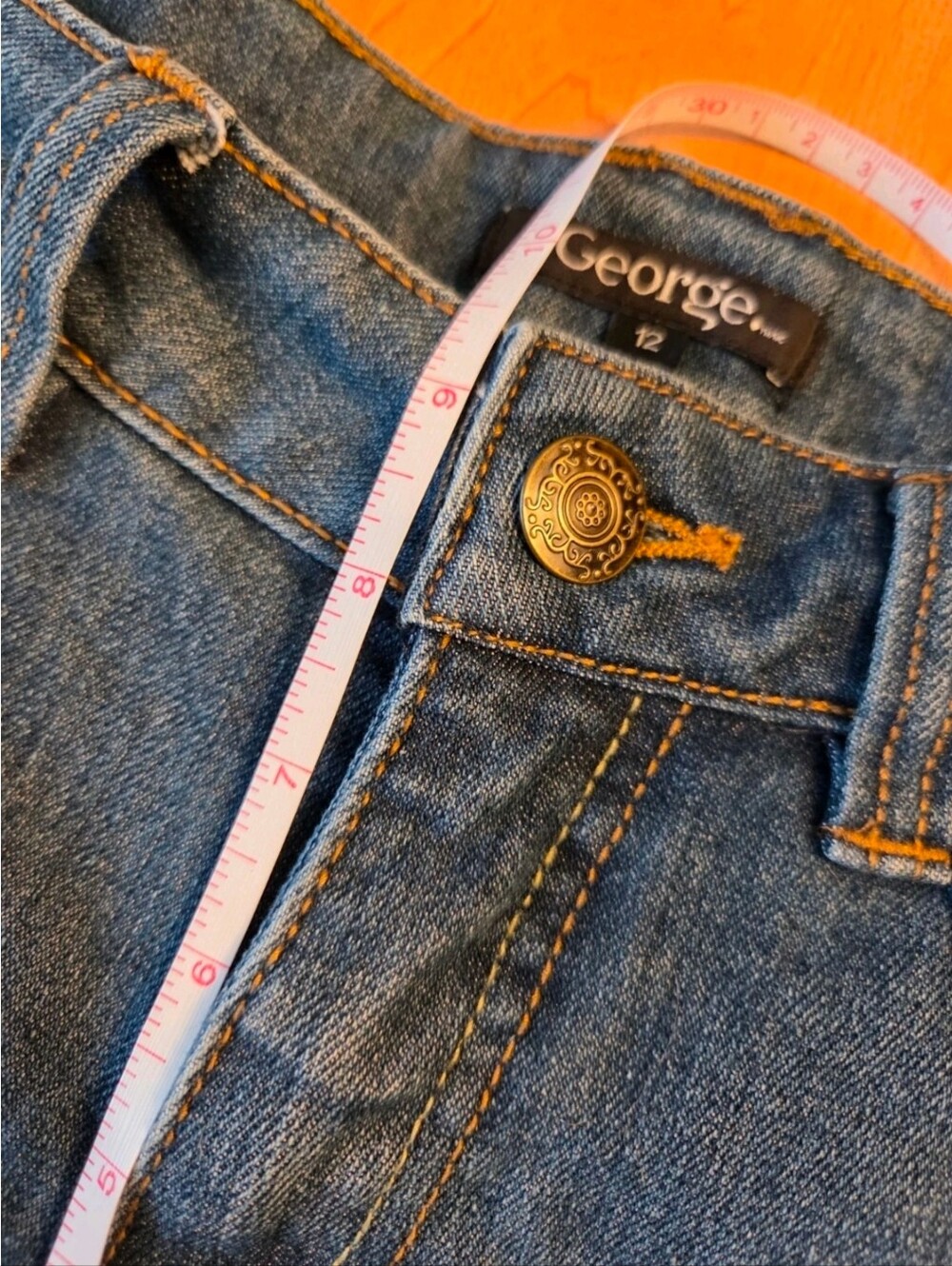 George cuffed denim short - Picture 9 of 12